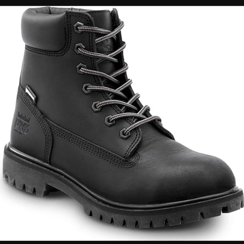 Timberland PRO Black Lace Up Boots - Picture 2 of 6
